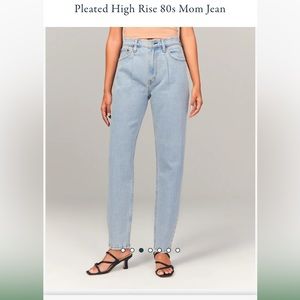 Abercrombie curve love 80s mom jeans